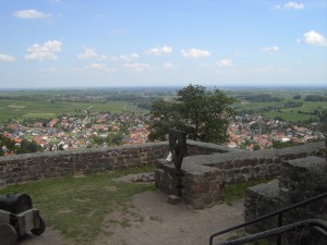Der Ausblick von Burg Landeck